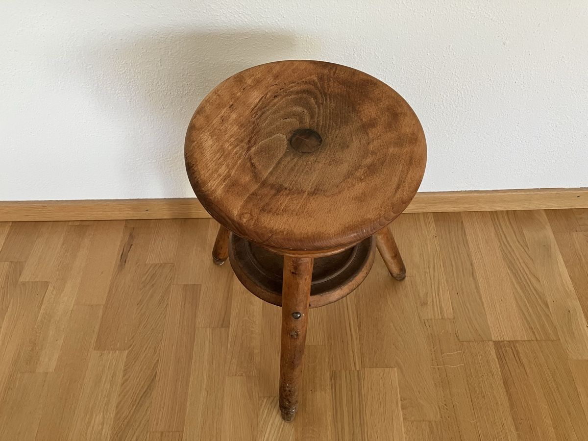 Hocker: Antiker Drehhocker  – Gebraucht aus Zürich von Wooha 3
