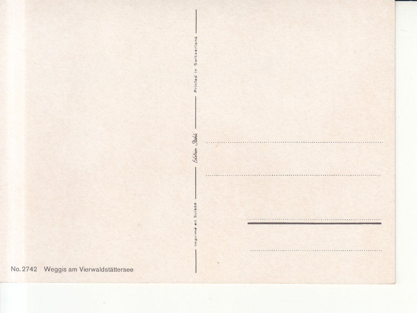 Cartoline postali: Weggis ca. 1970 – Usato da Bürglen TG venduto da StampGraf 1