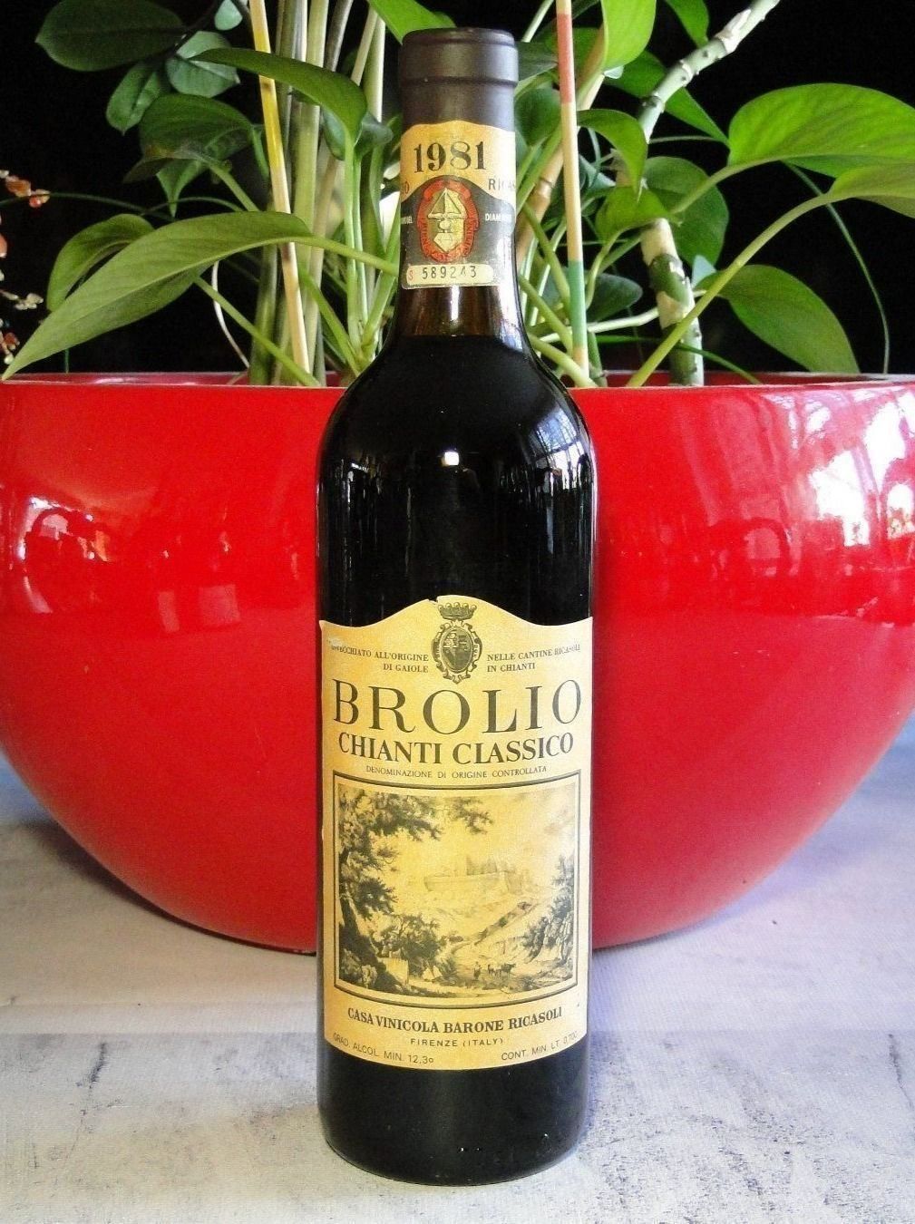 Wein: Rar Briolio - Chianti Classico 1981er – Neu (gemäss Beschreibung) aus Emmenbrücke von Ulisse-22