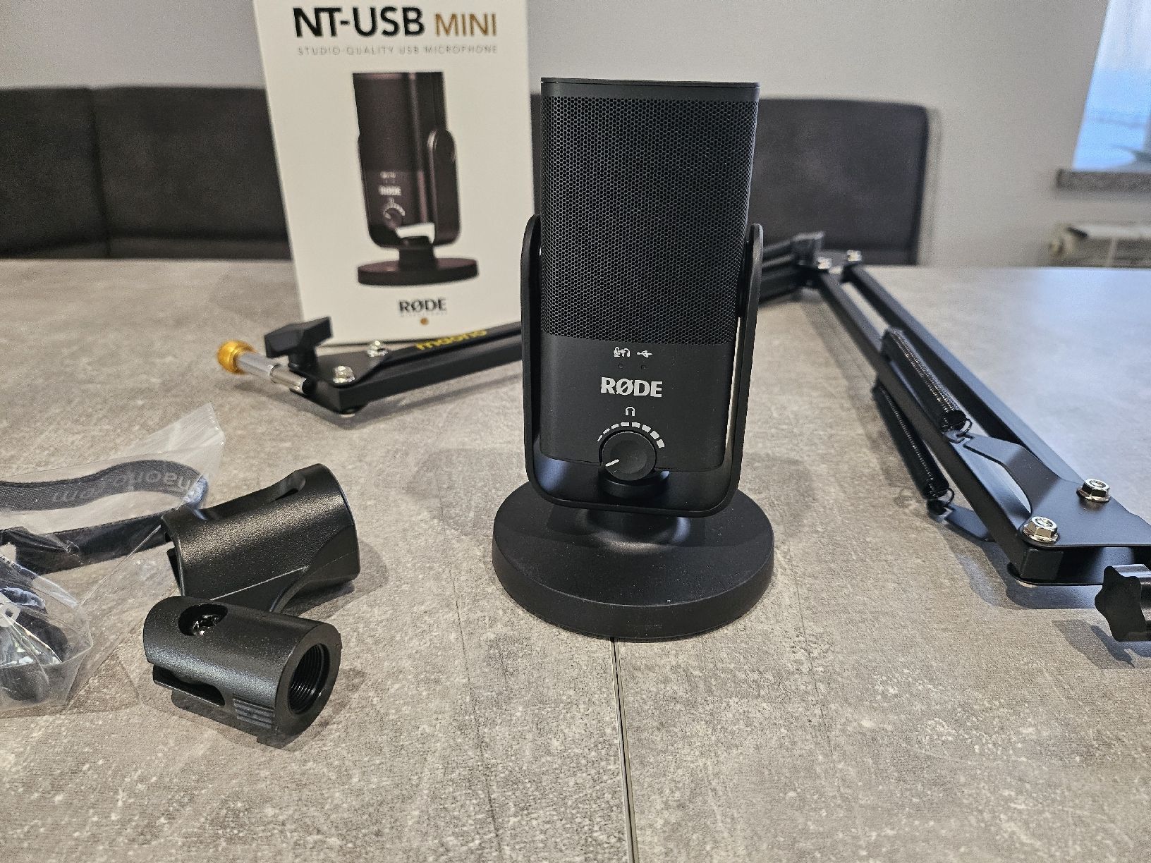 Røde Microphones: Rode NT-USB Mini Mikrofon mit Mikrofonarm  – Neuf (Voir description) à Biasca par Rimana_8