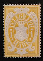 Altdeutschland Bayern - Telegraphenmarke 1876**