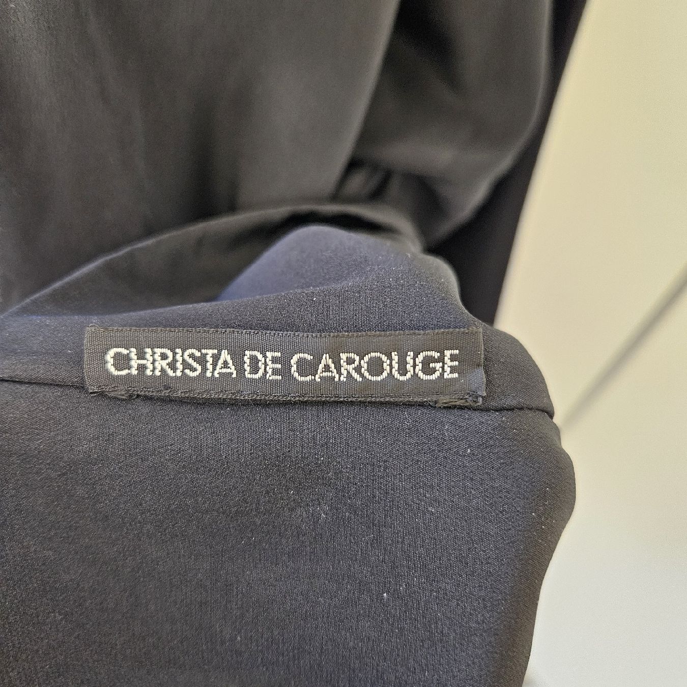 Top: oberteil schwarz, christa de carouge – Usato da zürich venduto da couture 2
