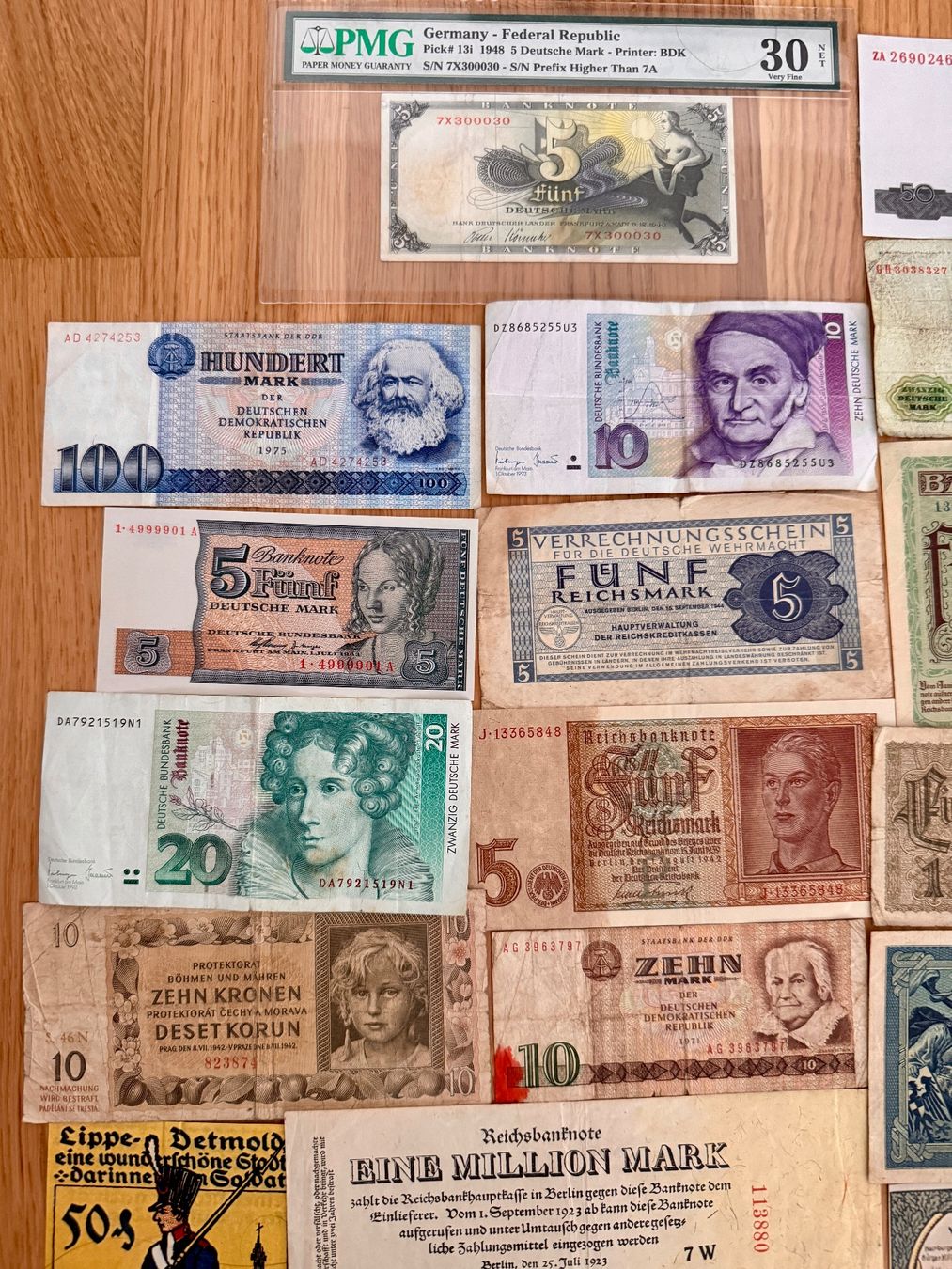 Banknoten: **Deutschmark Banknoten Konvolut ** – Gebraucht aus Langrickenbach von MeUs74 2