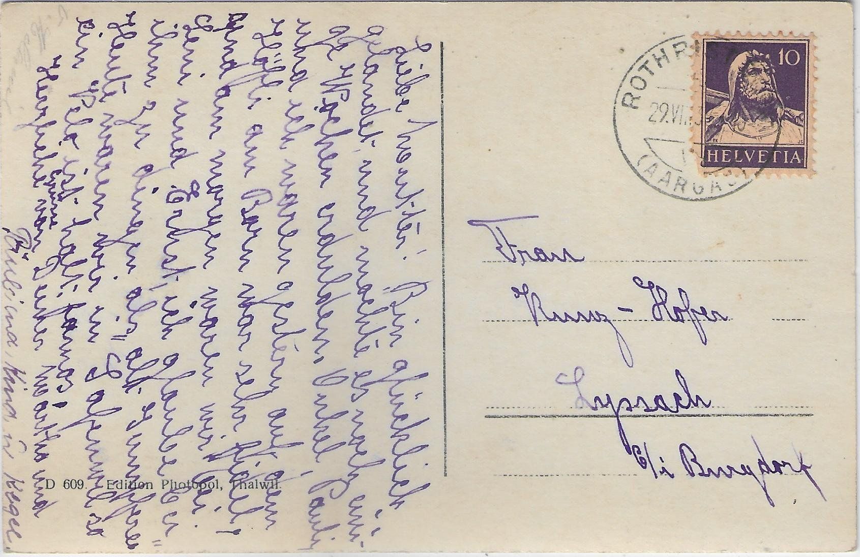 Cartoline postali: Rothrist - Kirche – Usato da Ettingen venduto da Kartenplanet 1