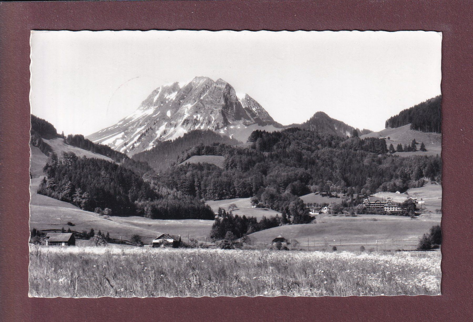 Cartoline postali: Foyer de MONTBARRY - Moléson - 1961 – Usato da Pully venduto da nicecards