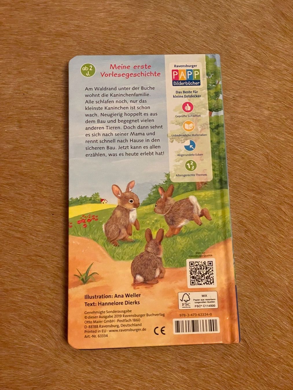 Livres: Kinderbuch "Ich bin das kleine Kaninchen" – Neuf (Voir description) à luzern par plueschmors. 1