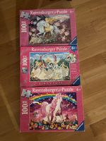 Ravensburger Puzzle Set 3Stk. mit Glitter je 100 Teile