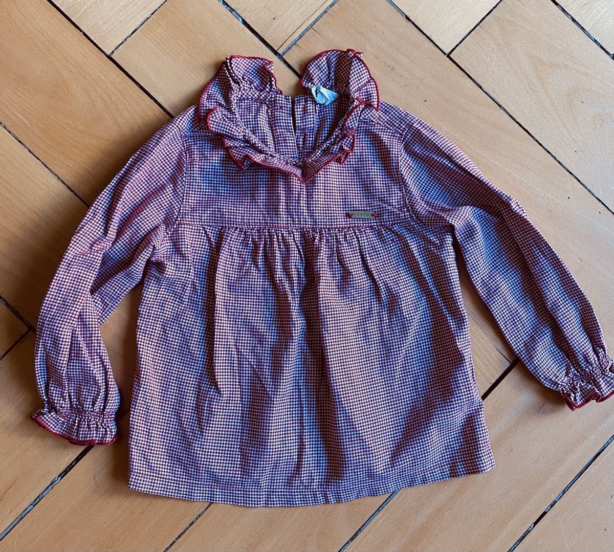 Blouses, T-shirts & Tops: Süsse Vichy-Caro-Bluse  – D'occasion à Zürich par petitedame 1