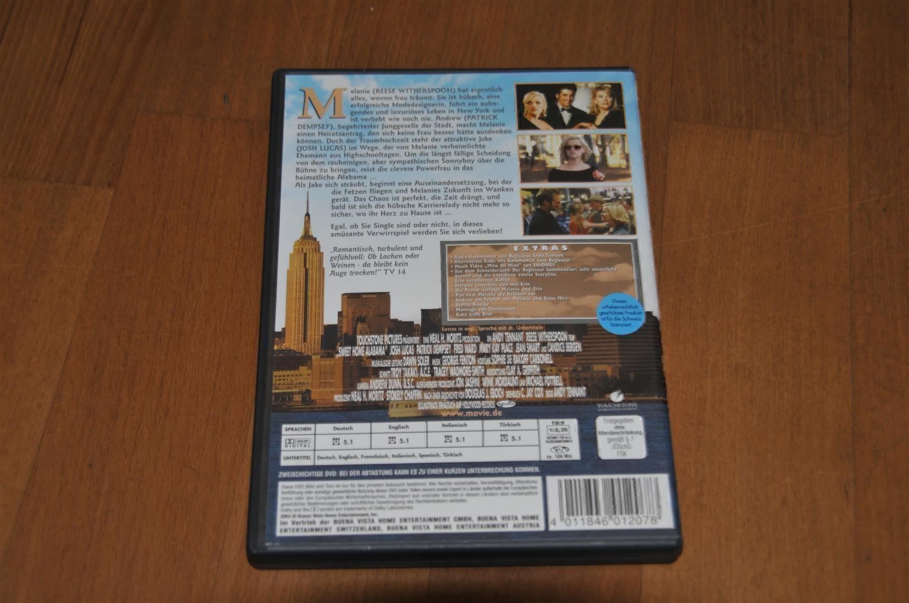 Tutti i DVDs: DVD, Sweet Home Alabama – Usato da Winterthur venduto da Schwestere 2