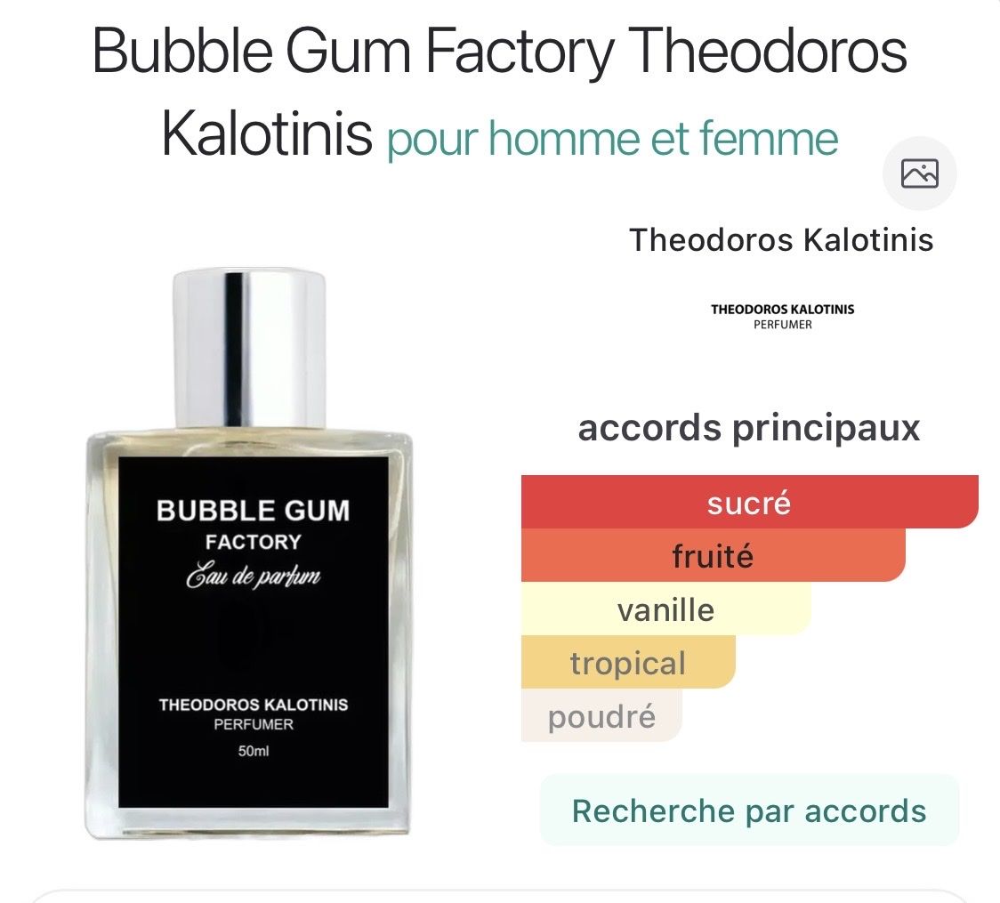 Parfum & Eau de Toilette: Theodoros Kalotinis Bubble Gum NEUF – Neu (gemäss Beschreibung) aus Corseaux von atchoum66