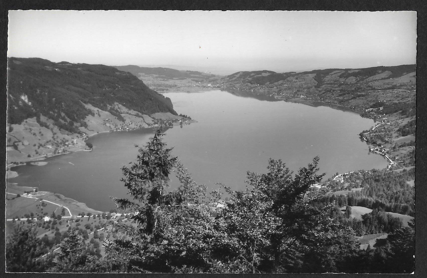 Cartoline postali: Blick auf das Ägerital mit Zugersee – Usato da Olten venduto da clotaldi