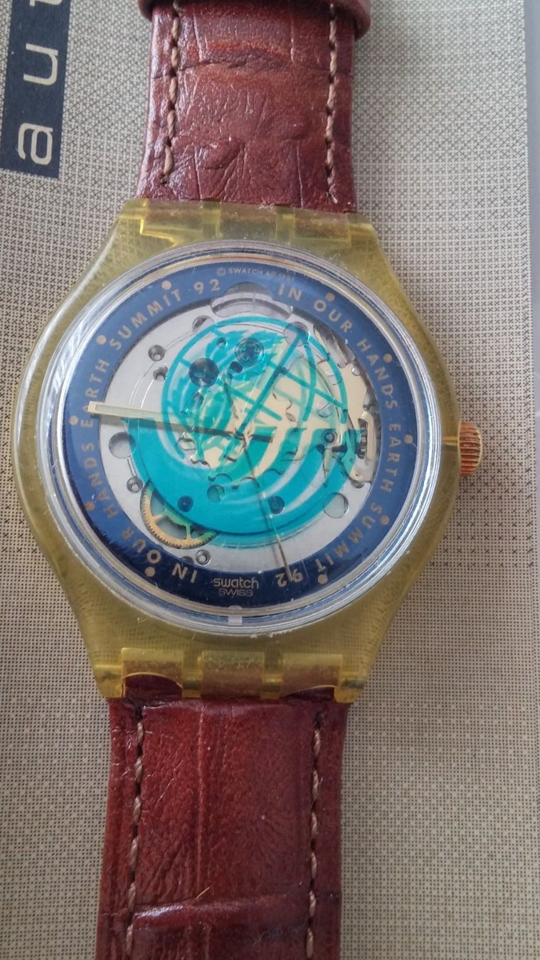 Swatch Orologi: Swatch Automatik Earth Summit 92, SAG 100 – Nuovo (secondo la descrizione) da Zürich venduto da sendbad 1