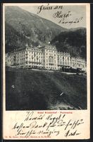 AK Pontresina, Am Hotel Kronenhof, 1904