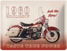 Blechschild - Motorrad 1960