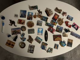44 Reisemagnete von verschiedenen Ländern/Städten