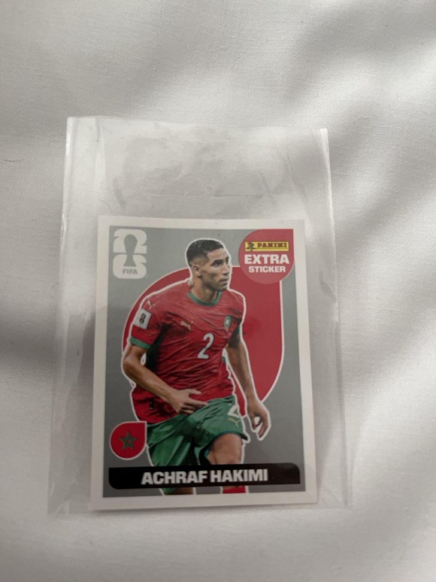 Panini Sammelbilder & Trading cards: FIFA WC 2026 Panini Extra Sticker Silver Achraf Hakimi – Neu (gemäss Beschreibung) aus Zürich von jca_ppm2