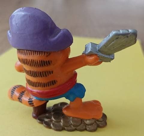 Bullyland Figuren: Garfield - PIRAT - Schwert - BULLY 1981 – Gebraucht aus Walenstadt von Numis68 3