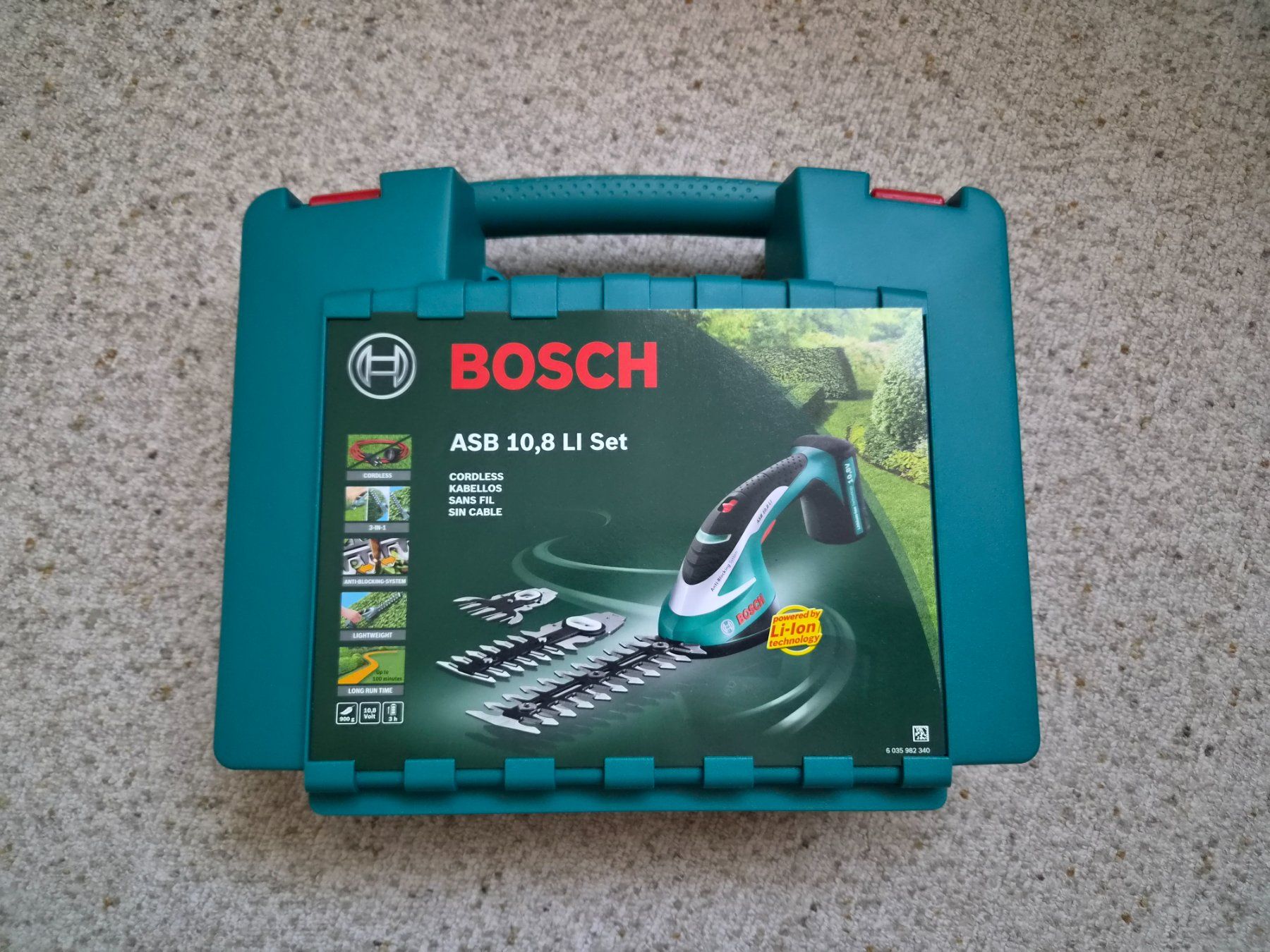 Bosch Tutti gli attrezzi: BOSCH ASB 10,8 LI Set Akku-Strauchschere, Grasschere – Usato da Eschenbach SG venduto da floeckli444 9