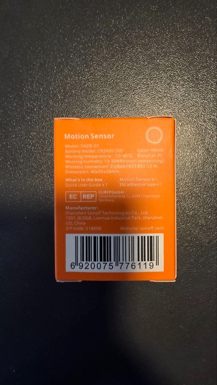 Sonoff Schalter: Sonoff Motion Sensor – Neu (gemäss Beschreibung) aus Aarburg von swiss_it_guy 1