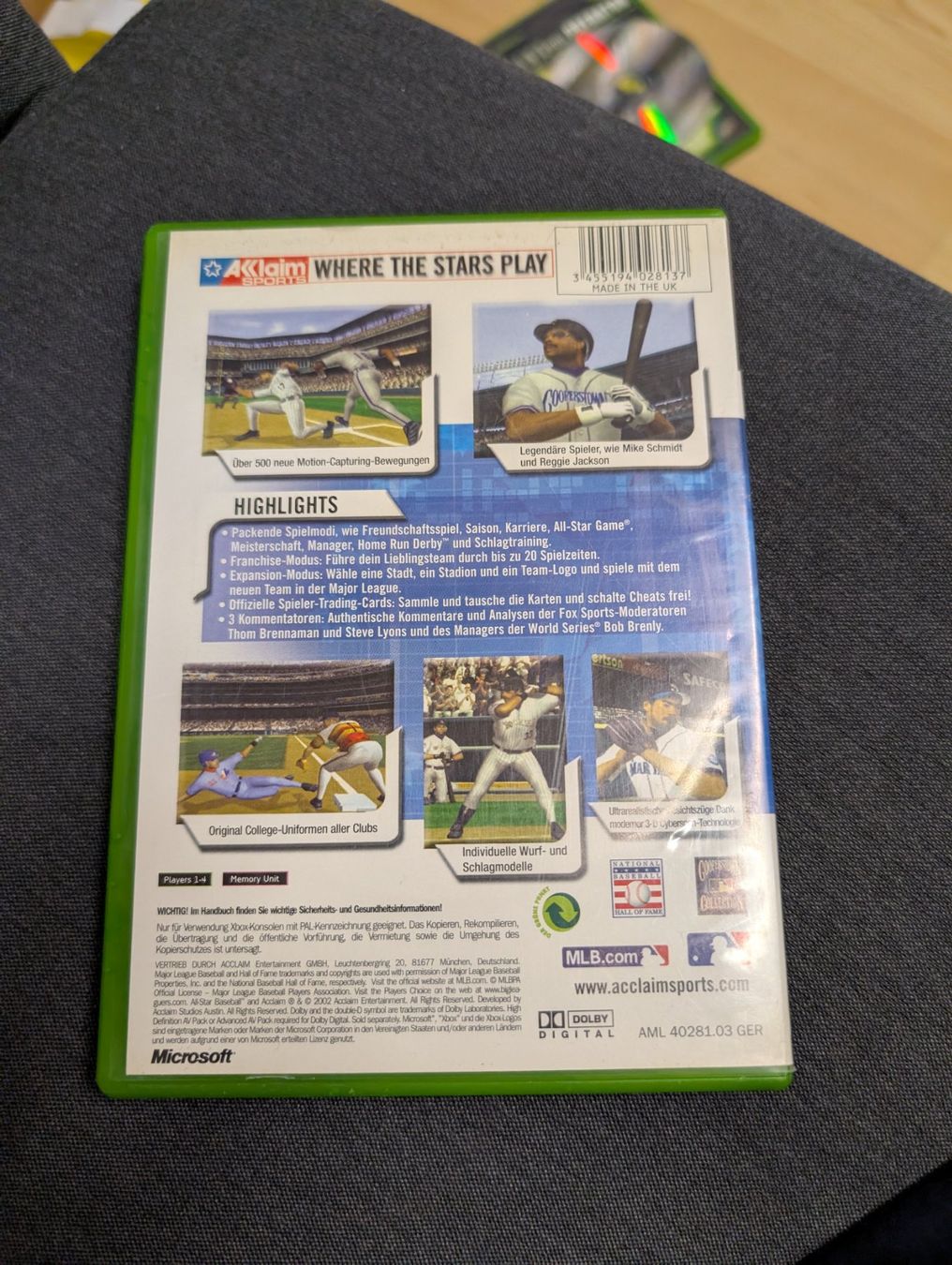 Jeux: All star baseball 2003 xbox – D'occasion à Giubiasco par Ticinerd 1