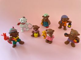 7x Brown Family Braun Familie Bär 80er Bully IDA Bohatta ARS