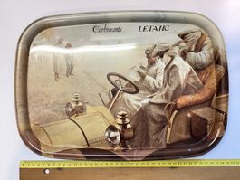 Werbung ,Oldtimer Retro,  Service-Tablet, Blech