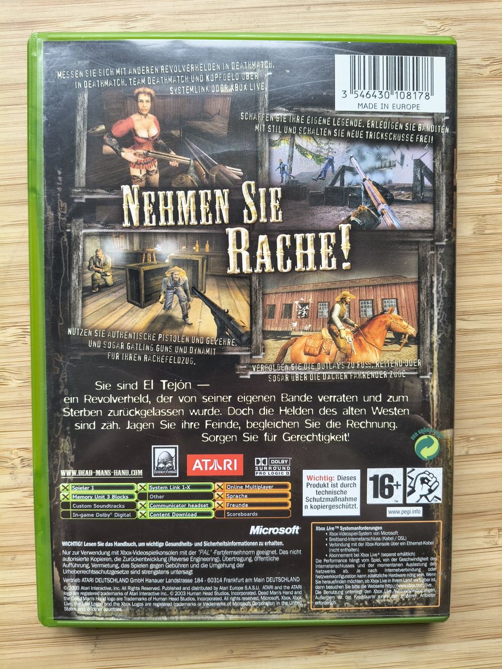 Spiele: Dead Man's Hand (XBox) – Gebraucht aus Riedholz von ste_96cd 1