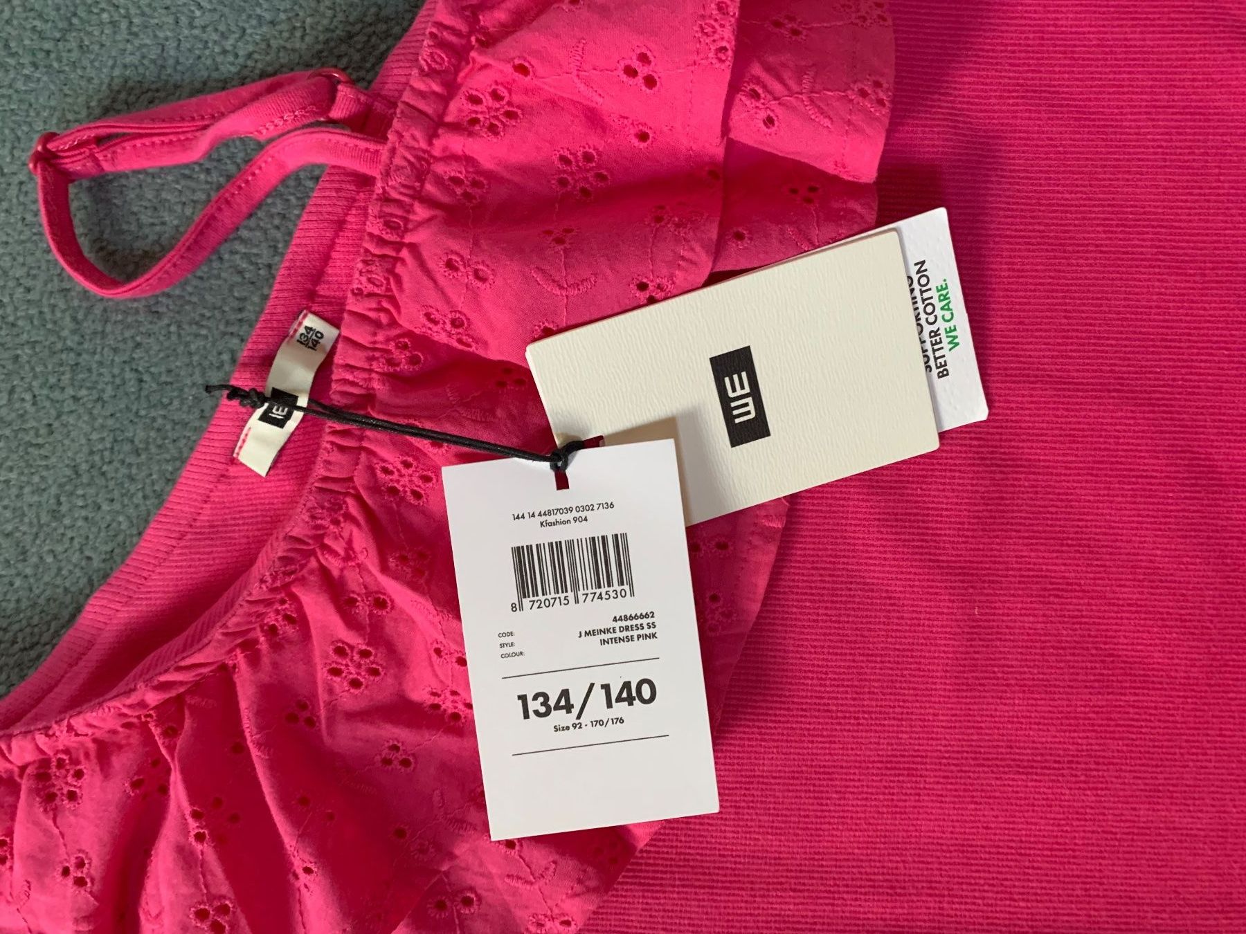 We Vestiti & Gonne: Kleid One-Shoulder, pink, Mädchen 134/140 – Nuovo e nell'imballaggio originale da Wiesendangen venduto da Babalegi 2