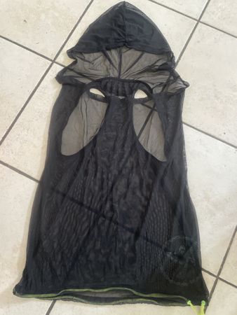 Schwarzes ZUMBA Sommer Top mit Kapuze, Gr.M, Neuwertig