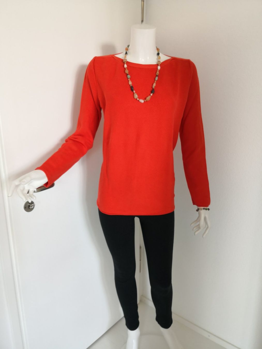 Maglioni & Felpe: 🤩STREET ONE STRICK-PULLOVER ORANGE – Usato da Olten venduto da Naja-Twins-Twins 2