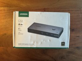 UGREEN HDMI KVM Switch 2 in 1 Out, 8K@60Hz