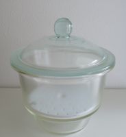 Exsikkator aus Glas, Innendurchmesser 22 cm, Top-Zustand