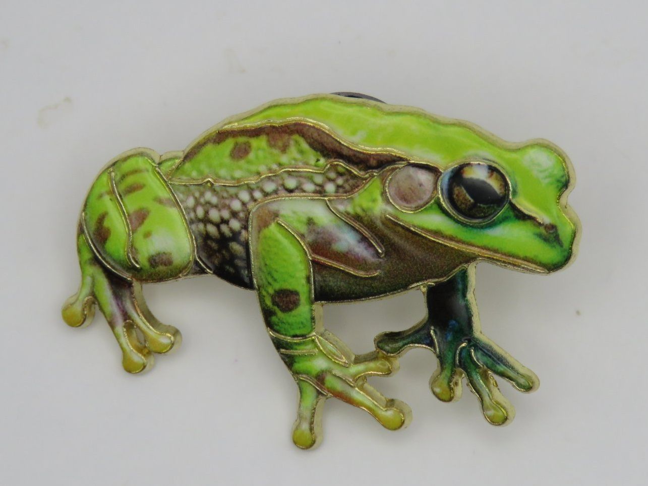 Spille & Fermagli: Ansteck Pin - FROSCH - Emaille - 3x2,2cm – Nuovo e nell'imballaggio originale da Grenchen venduto da Yamahwildstar16 1