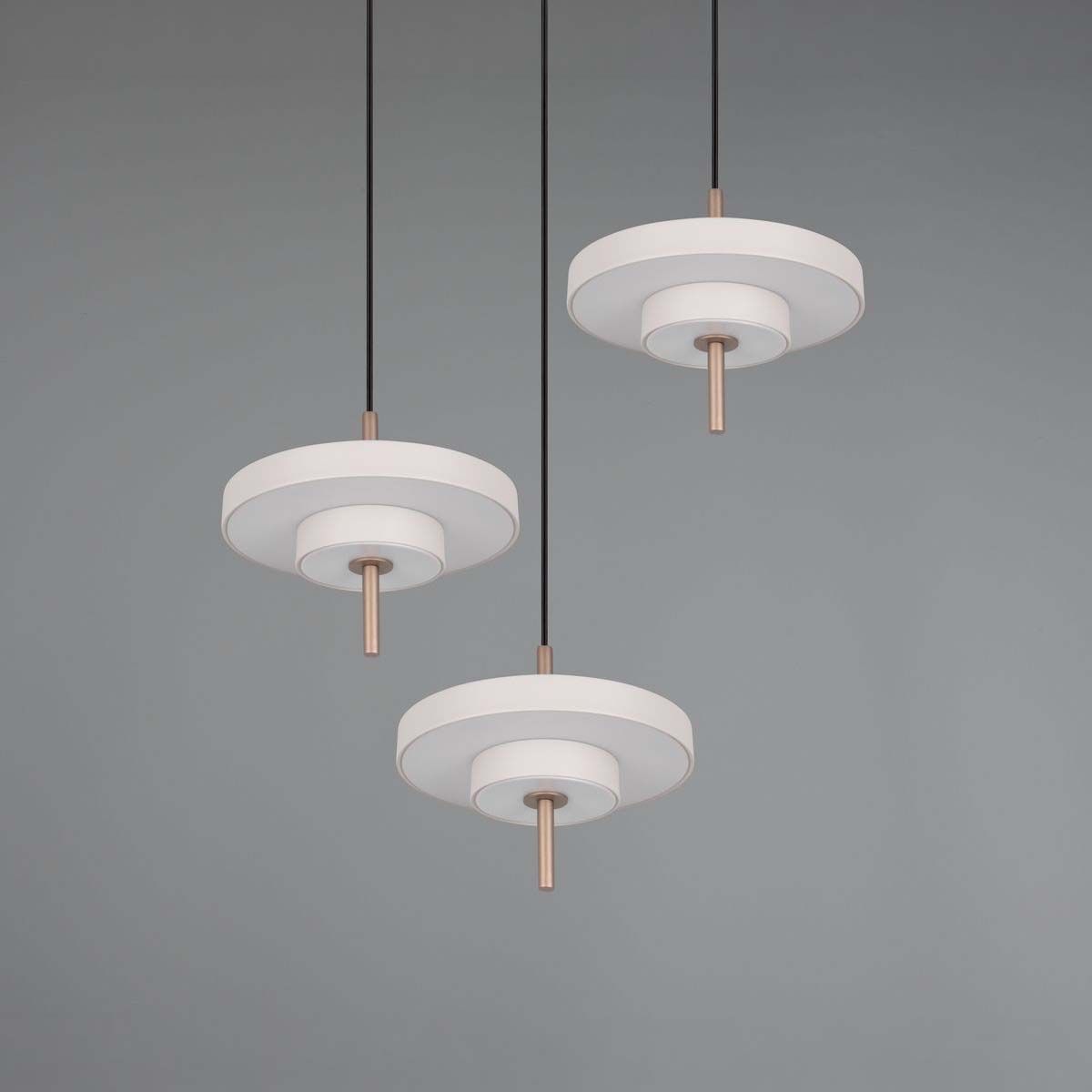 Lampadari & plafoniere: LED Pendelleuchte, Grau, CCT, 45 cm Ø – Nuovo (secondo la descrizione) da Kreuzlingen venduto da Smart-Light 5