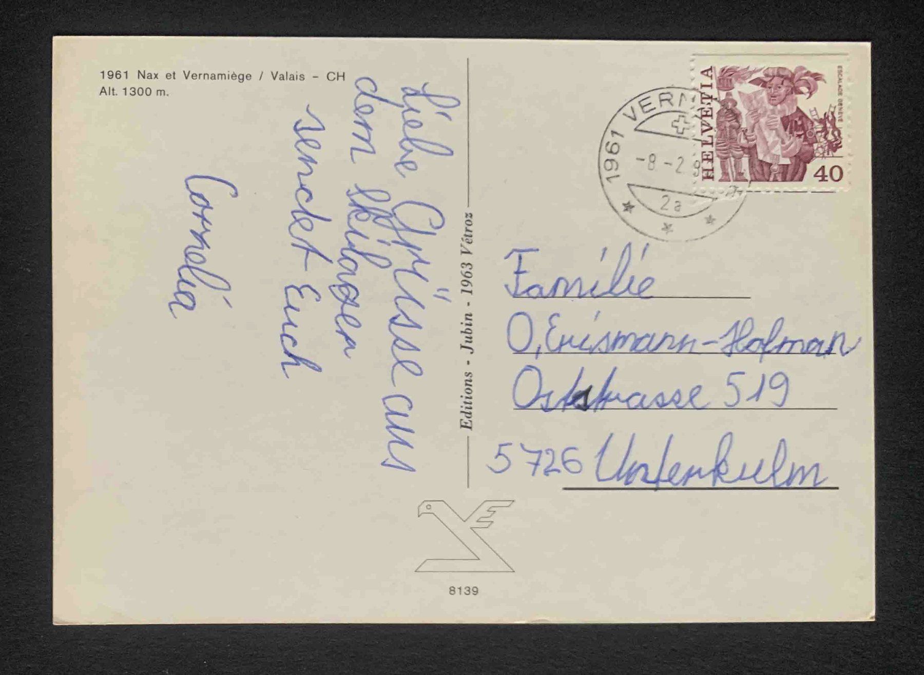 Cartes postales: AK nax vernamiège – D'occasion à Goldau par artelier1 1