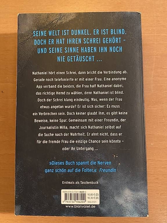 Bücher: Blind – Gebraucht aus Wettswil von Gixli13 1