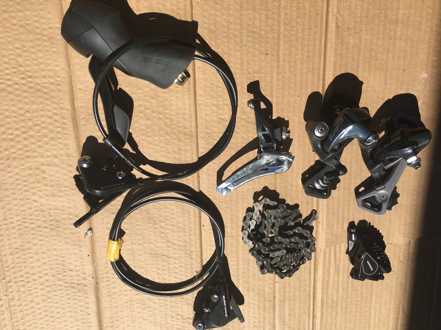 Shimano Ersatzteile: Rennvelo Disc-Teile – Gebraucht aus Diemerswil von Raskolnik