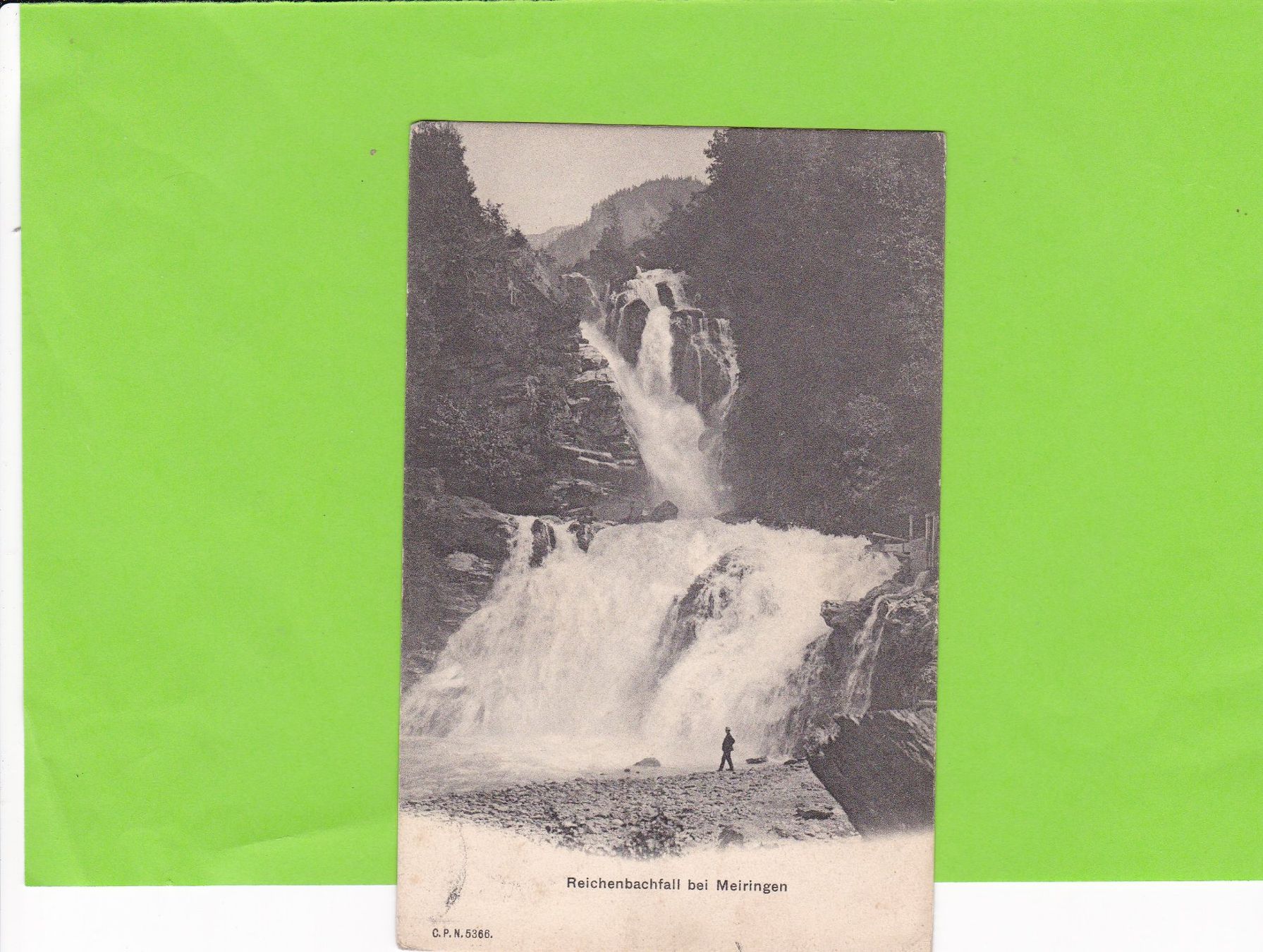 Cartoline postali: Reichenbachfall bei Meiringen – Usato da St. Peterzell venduto da neckertal
