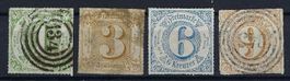 Altdeutschland 1859-1866 Thurn und Taxis top Werte