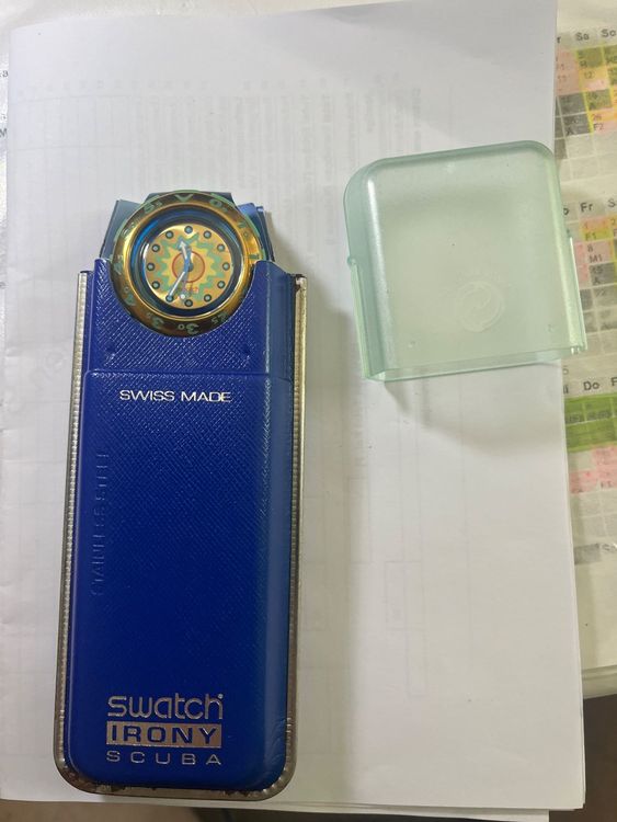Swatch Montres: Swatch Irony Scuba Herren Uhr, Vintage, inkl. Etui, Sommer! – Neuf (Voir description) à Bremgarten b. Bern par barny2 4