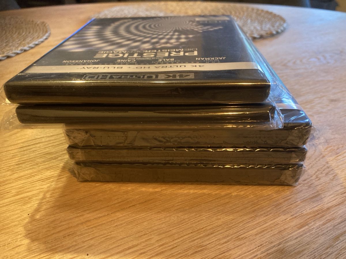 Tutti i DVDs: Schindlers Liste, Prestige, Jaws, Patriot, Dunkirk 4k – Nuovo e nell'imballaggio originale da Matten b. Interl venduto da Marionwenger 2