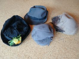 4 Vintage Hüte für Damen im 50er Jahre Stil, elegant & se...