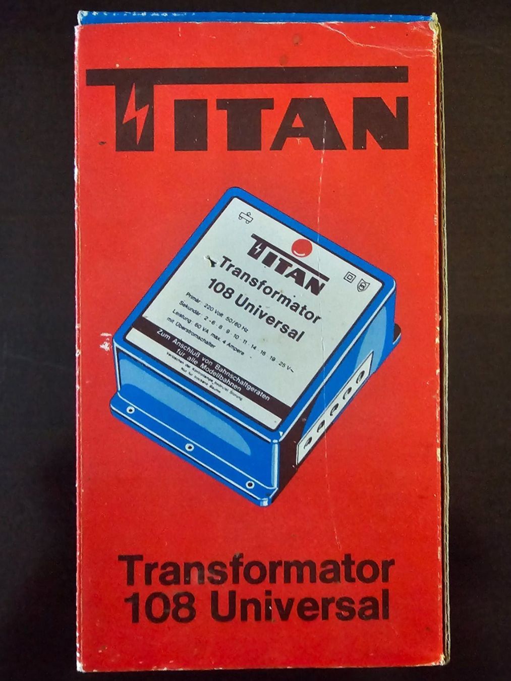 Modelleisenbahnen: Titan-Trafo – Gebraucht aus St-Imier von foto2hand