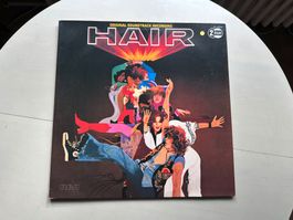 HAIR tolle LP  Kult Soundtrack 2 LP aufklappbar Top Hit
