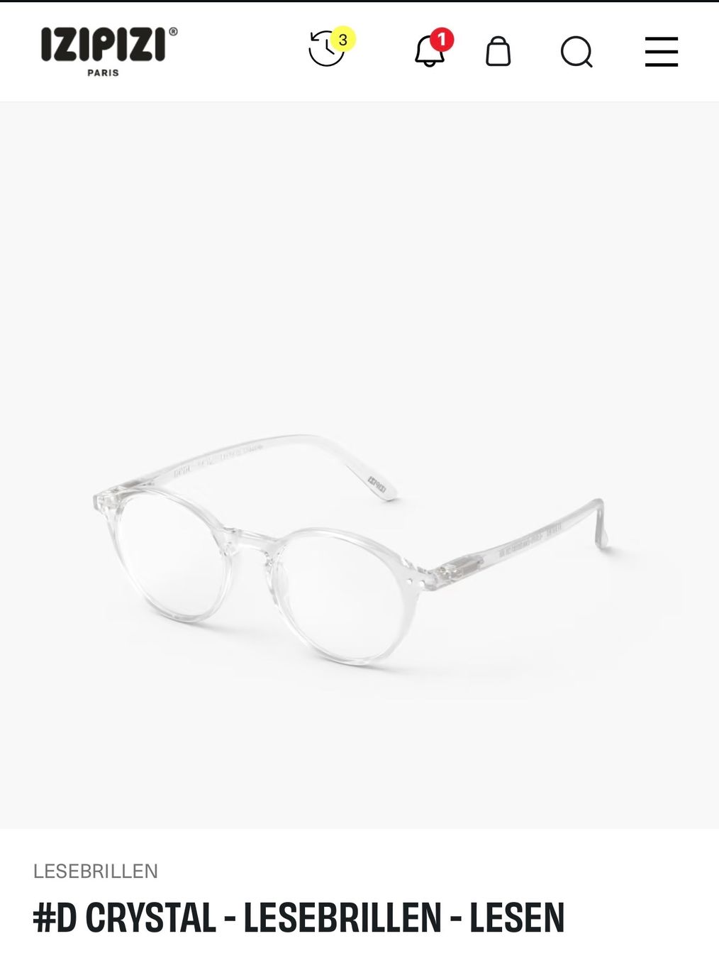 Izipizi Occhiali & Lenti: IZIPIZI LESEBRILLE +2.0 – Nuovo e nell'imballaggio originale da Zürich venduto da van_h9h7