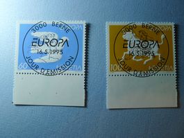 1995 Europa 880-881 Friede und Freiheit ET Vollstempel