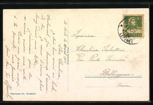 Cartoline postali: AK Le Locle, Hotel de ville – Usato da Berlin venduto da bartko-reher 1
