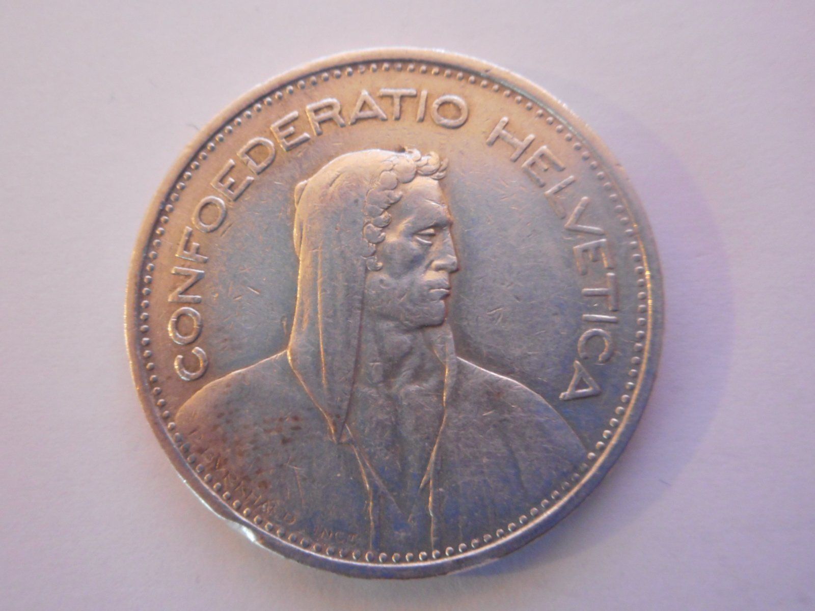 Tutti le monete: 5 Fr. 1952 silber – Usato da Kriegstetten venduto da pizlad2010 2