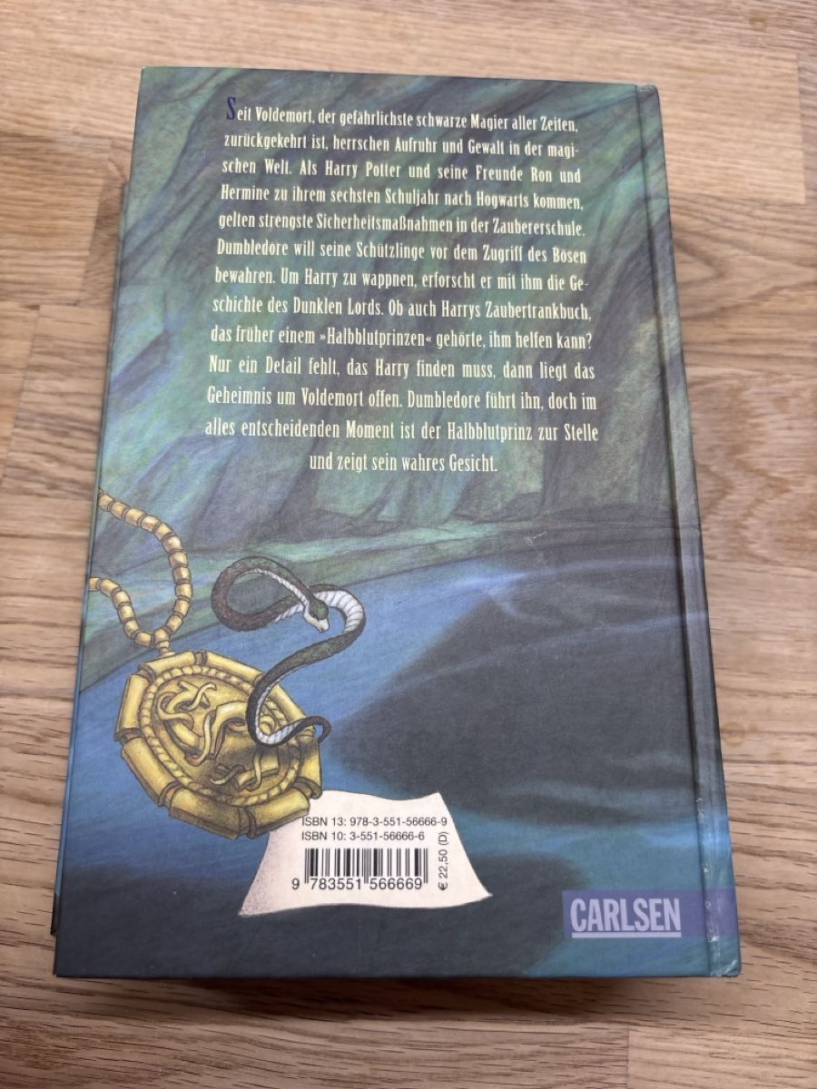 Libri: Harry Potter und der Halbblutprinz, Hardcover – Usato da Rickenbach b. Wil venduto da Tweeny02 1
