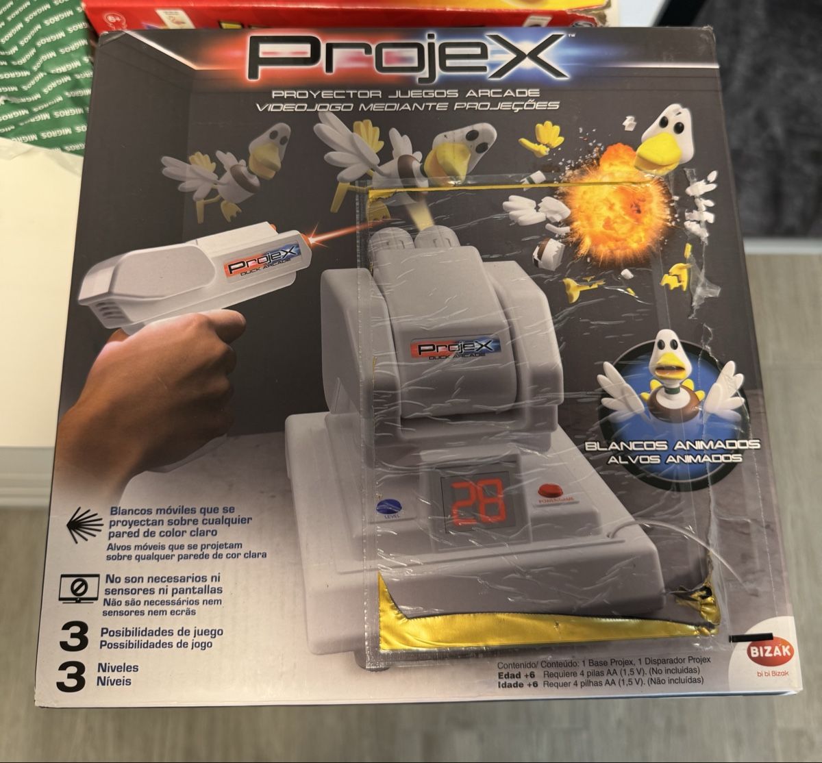 Giocattoli: ProjeX Arcade Blaster Spielekonsole mit Projektion – Nuovo (secondo la descrizione) da Tägerig venduto da LDC_ 5